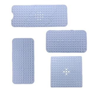 高品质热卖防滑定制尺寸彩色实心浴室垫可洗带吸盘浴垫 - Product Image 5