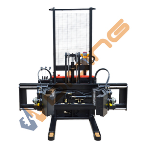 Semi Automatic Electric Straddle Portable <strong>Loading</strong> and <strong>Unloading</strong> Forklift Rotating Clamp Paper Roll Lifter Stacker - Product Image 2