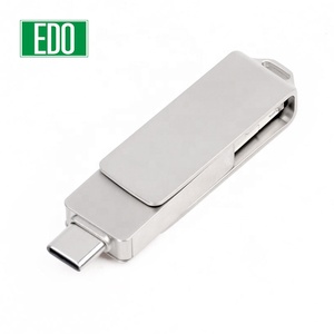 A granel 2,0 tipo C 4GB mini USB 3 en 1 256GB 30 m/s leer 15 m/s escribir Memoria USB de alta velocidad unidad flash