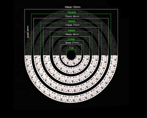 5050 RGB Светодиодное пиксельное кольцо WS2812B SK6812 светодиодное кольцо Arduino пиксельное кольцо - Product Image 3