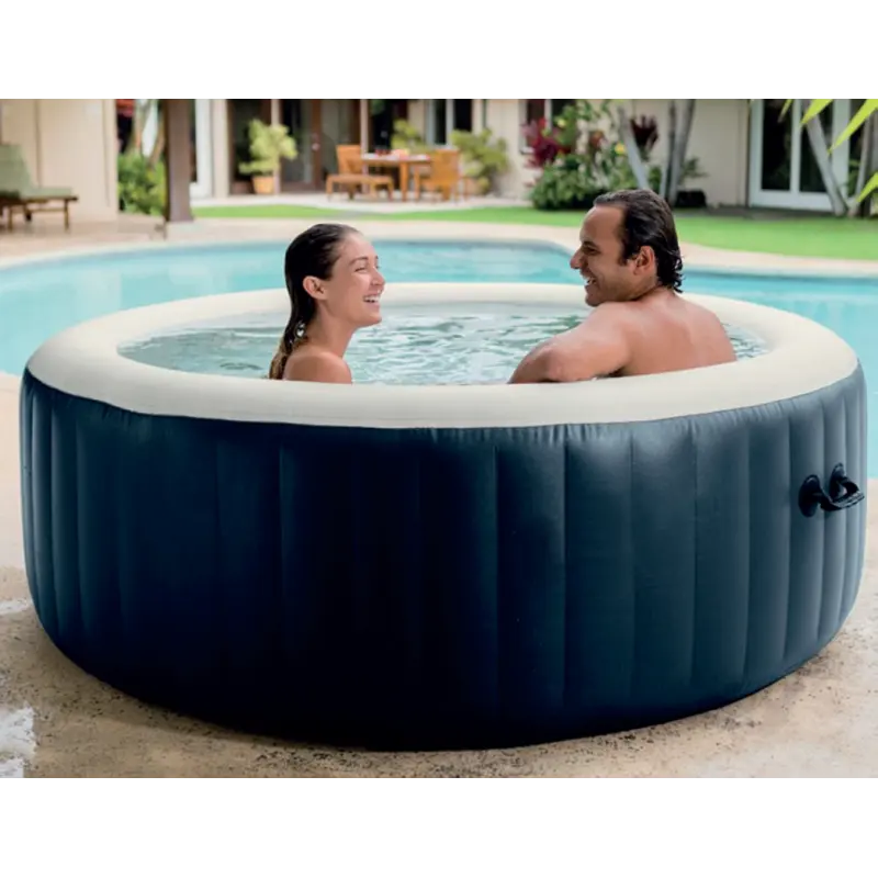 Sang trọng 6 người vườn Spa ngoài trời di động Whirlpool Spa bong bóng không khí trong nhà Vòng Inflatable bồn tắm nước nóng Spa