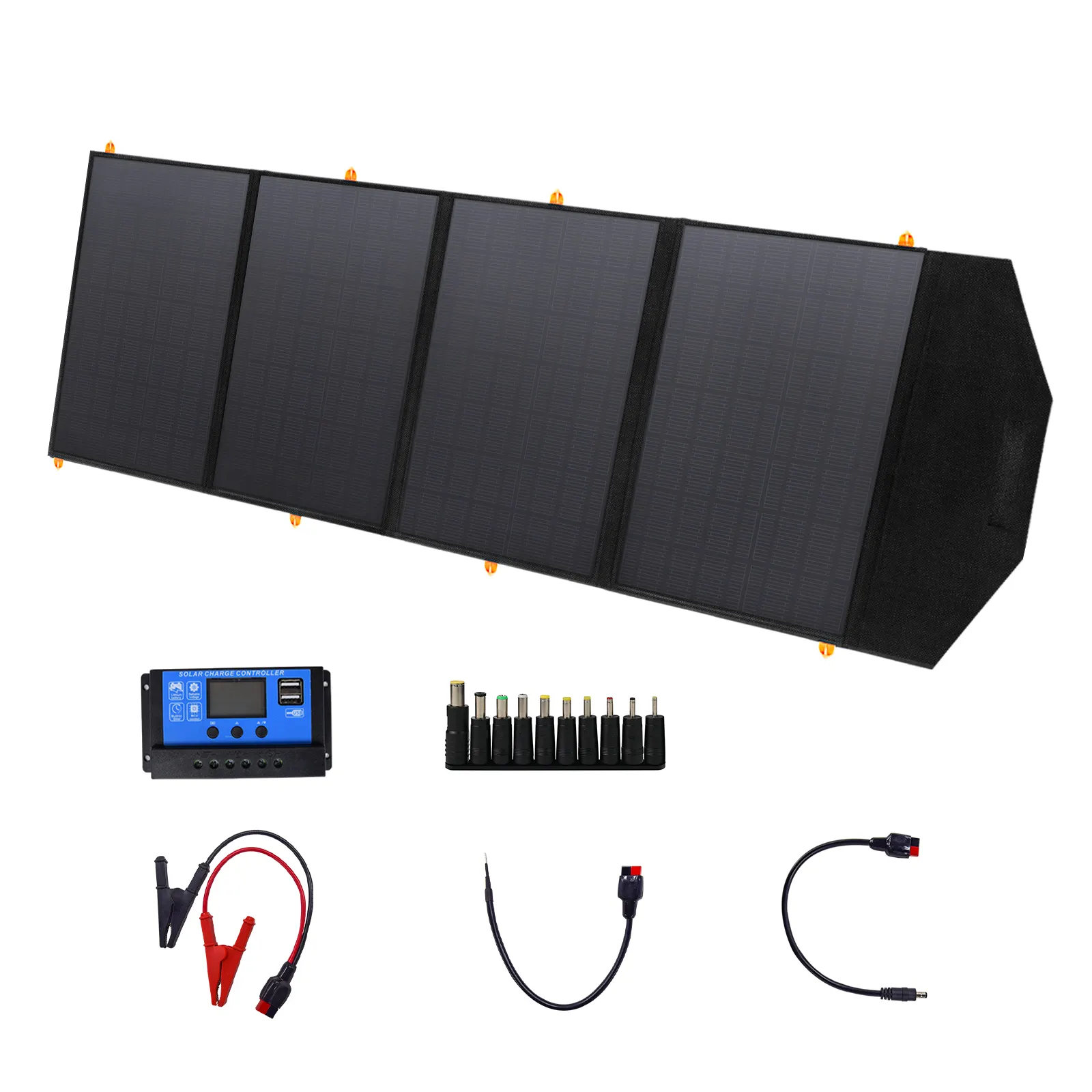 FlexSolar 120W 200w 300w 400w panneaux solaires portables couverture pliable panneaux solaires flexibles pour centrale électrique