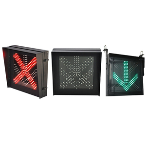400*400mm Cruz Roja flecha verde señal de Control de carril mensaje Variable Gestión de carril pantalla Led - Product Image 5