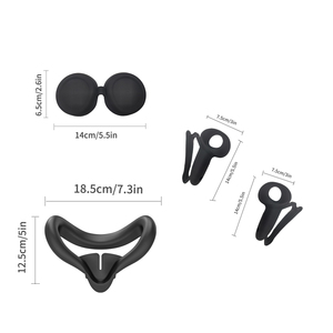 <strong>New</strong> Arrival VR Accessories Silicone Cover Case Kit for Meta Quest 3 Headset Cover Face Cover <strong>Controller</strong> Protect Case for Quest 3 - Product Image 6