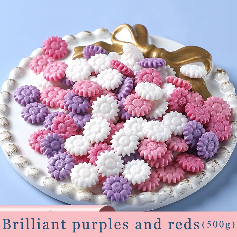 Violets et rouges éclatants