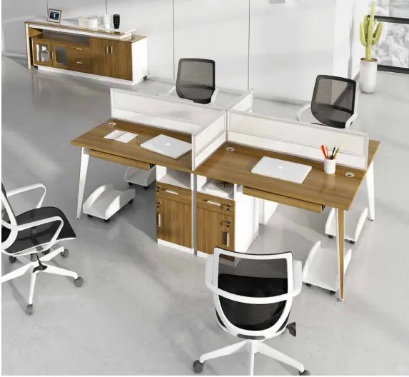 Escritorio moderno pequeño ordenador en forma de L Escritorio de oficina cubículo personal estación de trabajo mesa de diseño escritorio de trabajo