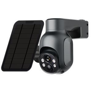 Telecamera a cupola CCTV solare con visione notturna HD e avvisi di movimento CMOS sensore Cloud Storage e rilevamento del movimento di rete per la sicurezza - Product Image 1