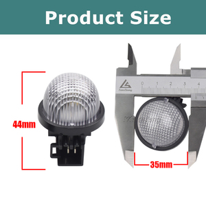 Suzuki Jimmy Swift III Alto için 2 adet <span class=keywords><strong>LED</strong></span> plaka aydınlatma ışığı taşıma vagon Vitara Baleno OE #35910-75F1/35910-14F1