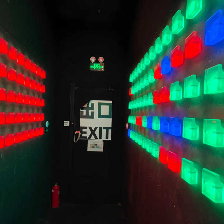 Factory Price Striking-Hexagon Climbing Interactive Wall Game Gaming LED Lamp for Club