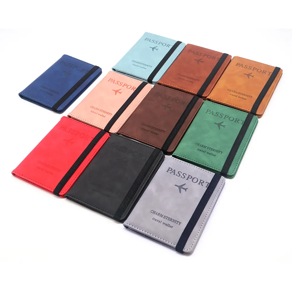 Wholesale Custom PU Leather Passport Cover Best Seller Trave