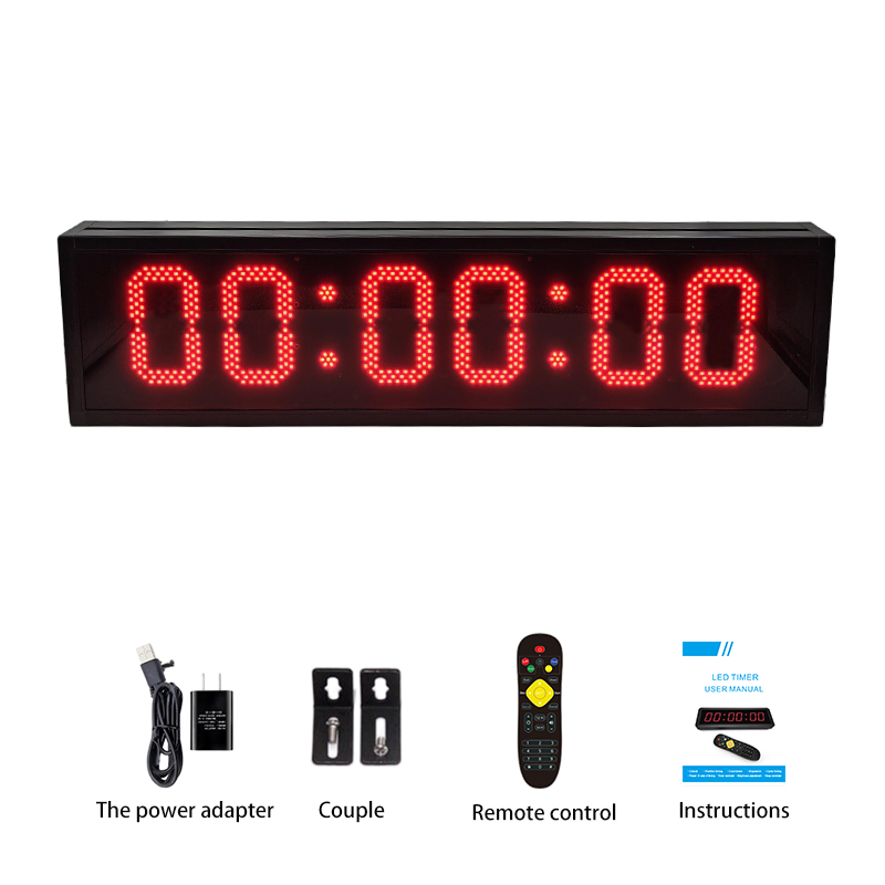 Alimentation enfichable à affichage simple face de 4 pouces à 6 chiffres