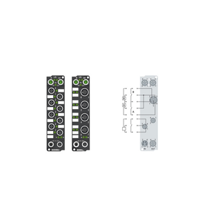 Caja EtherCAT P con entrada digital de 8 canales, 24 V CC, 3 ms, módulo M8 PLC, en stock y a buen precio - Product Image 3