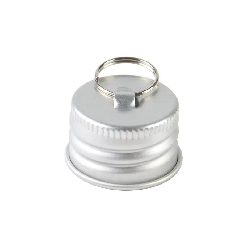 18/20/24/28mm all'ingrosso tappo a vite in alluminio con anello di olio essenziale tappo per bottiglia cosmetico tappo