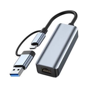 Custom Logo USB3.0 <strong>Type</strong> C to RJ45 Gigabit <strong>Network</strong> Adapter 1000Mbps Stable Transmission <strong>2</strong> in 1 USB <strong>Type</strong> c Lan Adapter - Product Image 2