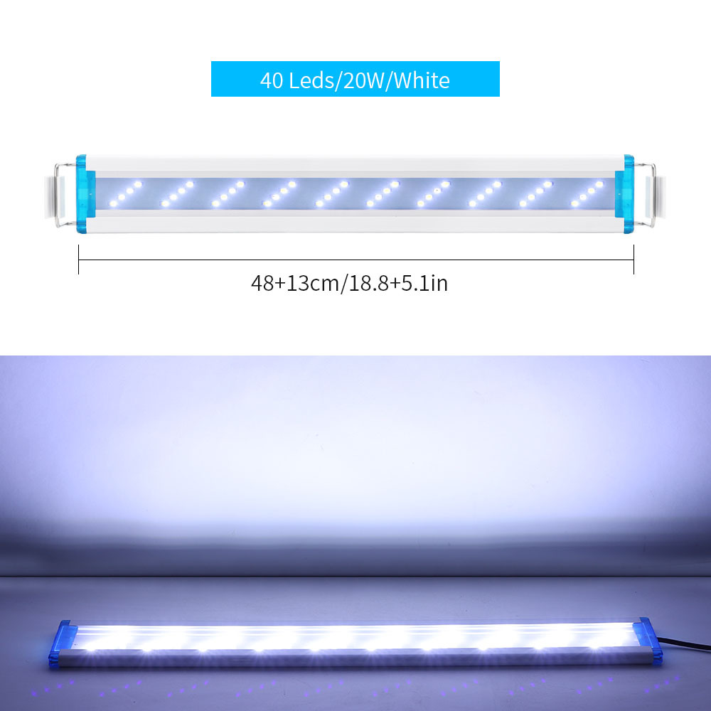48cm Lumière bleue et blanche