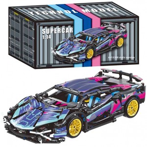 BGL人気1:14 DIYアセンブリリモコンおもちゃ車モデルビルディングブロック子供用プラスチックおもちゃ - Product Image 3