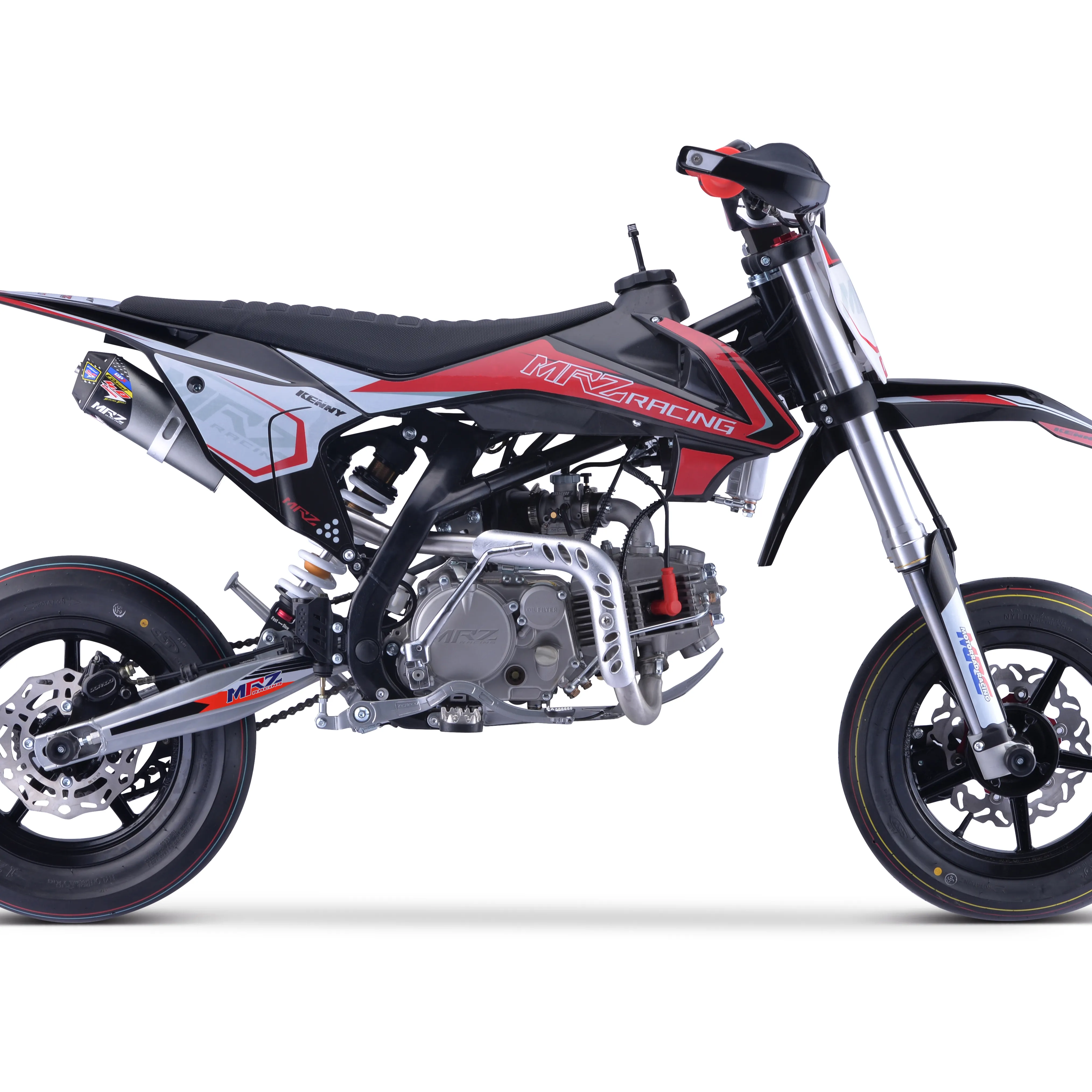 MRZ RACING DT 160 MOTARD NEW Supermotard 140cc 160cc Oil cooler Pit bike Motard pitbike motorcycle ZS160 moto enduro fabrica