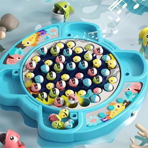 2025 Trẻ Em Hot Bán Giáo Dục Ocen Điện Âm Nhạc Câu Cá Bảng Đồ Chơi Đôi Trò Chơi Phim Hoạt Hình Xoay Cần Câu Bảng Đồ Chơi - Product Image 3