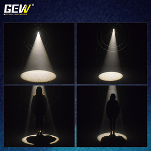 GEVV COBミニLed 30wウォームクールホワイトDMX512ズーム楕円形レコプロファイルスポットライト劇場用 - Product Image 3
