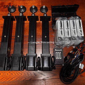 ダイナミックシムレーシングコックピット4軸Gフォースキット電気シリンダーACレーシングシミュレーションゲーム用サーボモーターコントローラーキット - Product Image 1