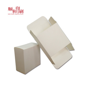 Fabrika özel ucuz beyaz kağit kutu ucuz basit karton dana derisi karton ve küçük beyaz kutu - Product Image 5