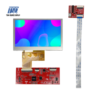 4,3 "TFT transmisiva 480x272 res 450nits IPS de ST7282 HMI 4,3 pulgadas UART pantalla LCD con PCAP/RTP - Product Image 4