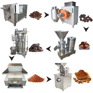 Línea de procesamiento de producción de puntas de cacao industrial en polvo de licor de mantequilla completamente automática - Product Image 3