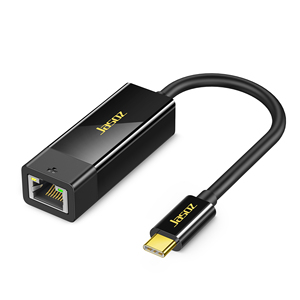 Jasoz USB C <strong>LAN</strong> Card Adapter 1000Mbps Gigabit Transmission RJ45 Network Converter Dirver-Free Type-C Ethernet for Laptop Stock