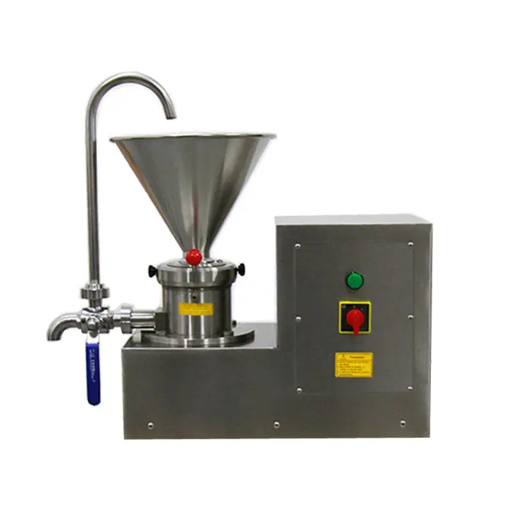 Full automatic recycling peanut butter grinder machine making commercial colloid mill