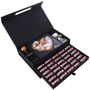 リジッドクラムシェルボックスOMTカスタマイズBoite a Chocolate Gift Packing Book Style Paper Food Yiwu Paperboard Back to School Candy Box - Product Image 6