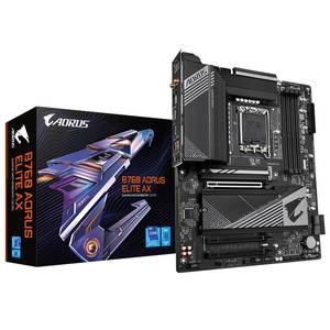 Gigabyte B760 AORUS ELITE AX (Rev. 1,0) Материнская плата сокет (PC) Intel®1700 форм-фактор (подробности) Micr (940910730947) - Product Image 1