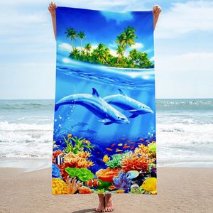 Factory Customization Superfine Fiber Printed Beach Towel Anti-sand and Water-absorbent Extra Large Quick Dry Beach Towel - Product Image 4