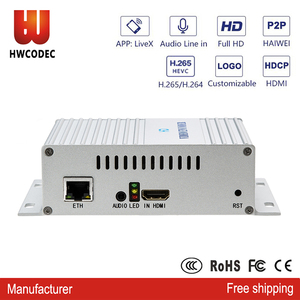 Haiwei H.265 Full hd 1080p iptv Streaming Server Encoder for youtube Dns Ustream Live System - Product Image 2