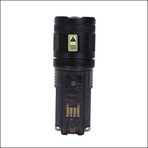 3500lm P90 đa chức năng không thấm nước mờ ánh sáng đèn pin sạc cầm tay dẫn đèn pin với bảng điều khiển năng lượng mặt trời làm việc ánh sáng - Product Image 4