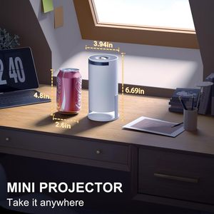 Mini Projetor <span class=keywords><strong>Android</strong></span> 11.0 Projetor de Lance Curto 1080P HD Smart 4K Projetor HY300PRO Com Free Live Streaming Filmes Adultos
