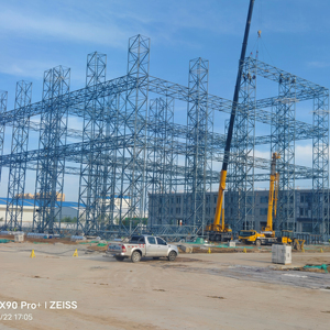 The Tallest Steel <strong>Structure</strong> Cold Storage in Asia Galvanized Steel Roof Space Frame <strong>Structure</strong> - Product Image 5