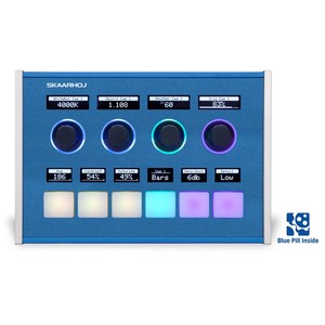 INLINE-10-V1B программируемый видеомикшер панель управления Blue Pill Audio Console Mixer - Product Image 1