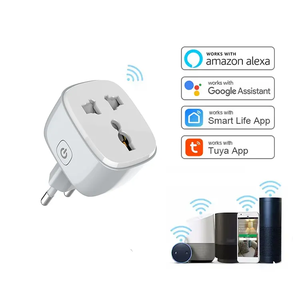 LDNIO SCW1050 stokta 10A ab İngiltere abd Alexa Google ev Tuya duvar akıllı soket uzaktan kumanda zamanlama fonksiyonu Mini Wifi akıllı fiş - Product Image 1