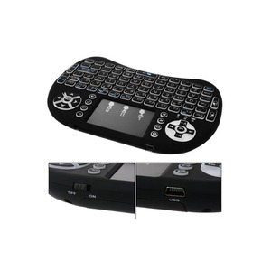 I8 Smart Keyboard Wiederauf ladbare Rii Mini Wireless 2.4G ABS Hintergrund beleuchtung Mini Wireless Tastatur Fixed Code Learning ABS Material
