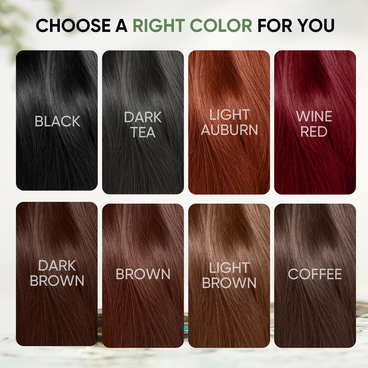 Plusieurs couleurs disponibles
