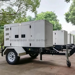 גנרטור דיזל 25kva 30kva 40kva 50kva 60kva 100kva 150kva 200kva 250kva עם גנרטור דיזל שקט נייד של קרוואן קאמינס - Product Image 4