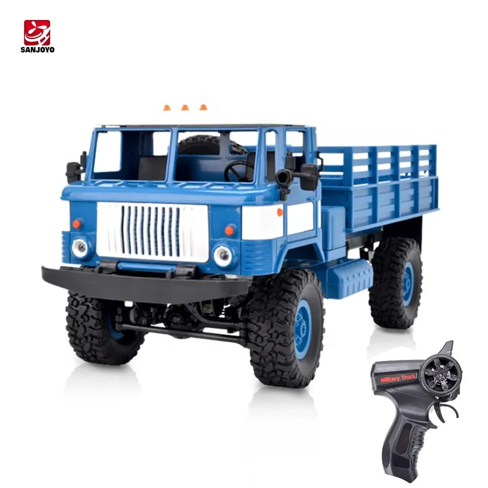 WPL B-24 1:16 2.4GHz 4WD Large RC Military Truck Wireless Remote Control Car