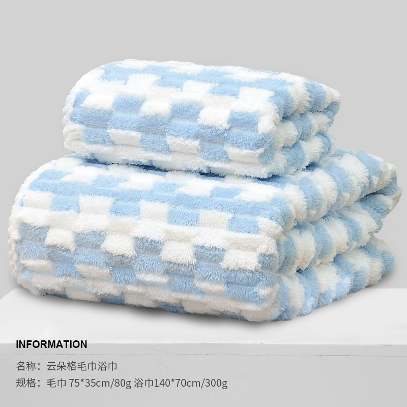 blue and white