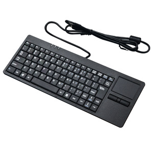 Teclado táctil de máquina de control numérico de computadora industrial con ratón integrado