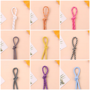 定制6毫米涤纶拉绳绳彩色圆形连帽衫拉绳绳 - Product Image 3