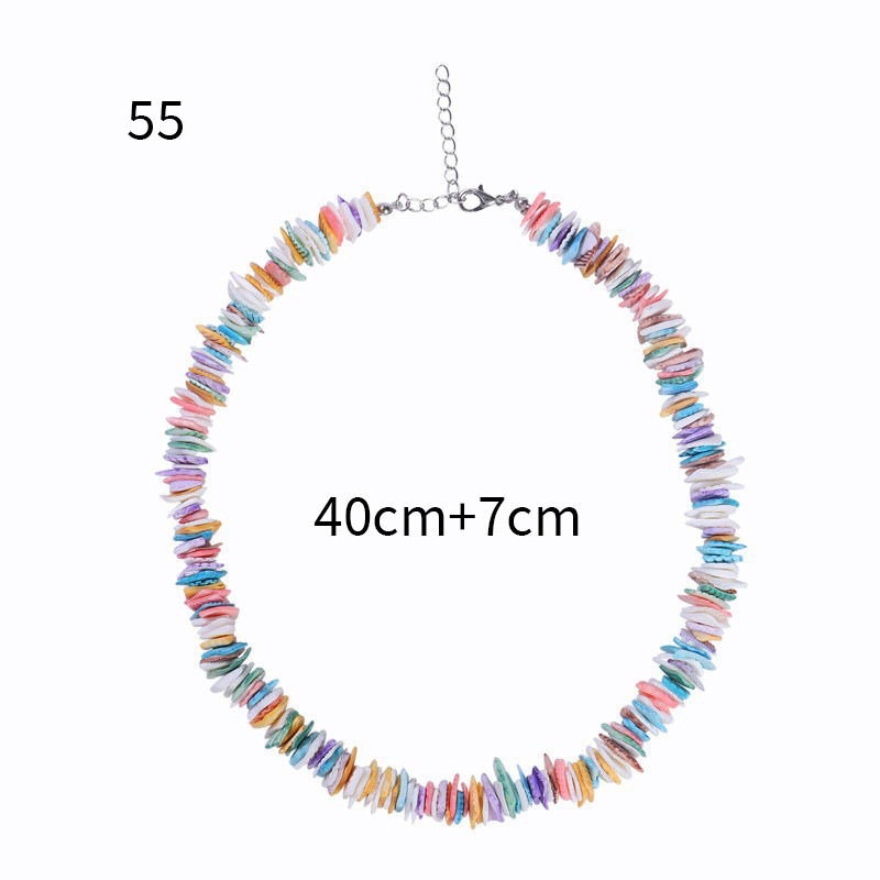 Collar de conchas trituradas estilo 2