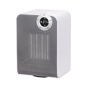 1800W Mini oscillante in ceramica termoventilatore PTC tecnologia di calore Display a LED conteggio Timer 2 impostazioni di calore per uso domestico per camera da letto - Product Image 1