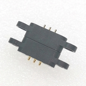 Magnetic Spring Pogo Pin Connector 3 Pin Pitch 2.3 MM Through Holes <strong>PCB</strong> Mount Male Female Probe <strong>DC</strong> Power Charge <strong>Socket</strong> - Product Image 3