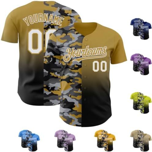 Camo-gold and Black