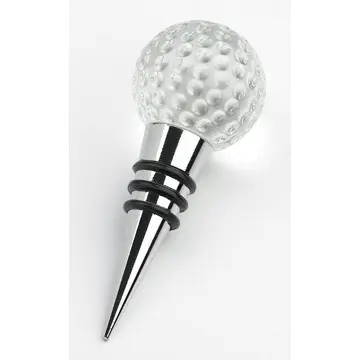 Wijnfles Stopper, Golfbal Wijn Stopper, Zilver Wijnfles Stopper